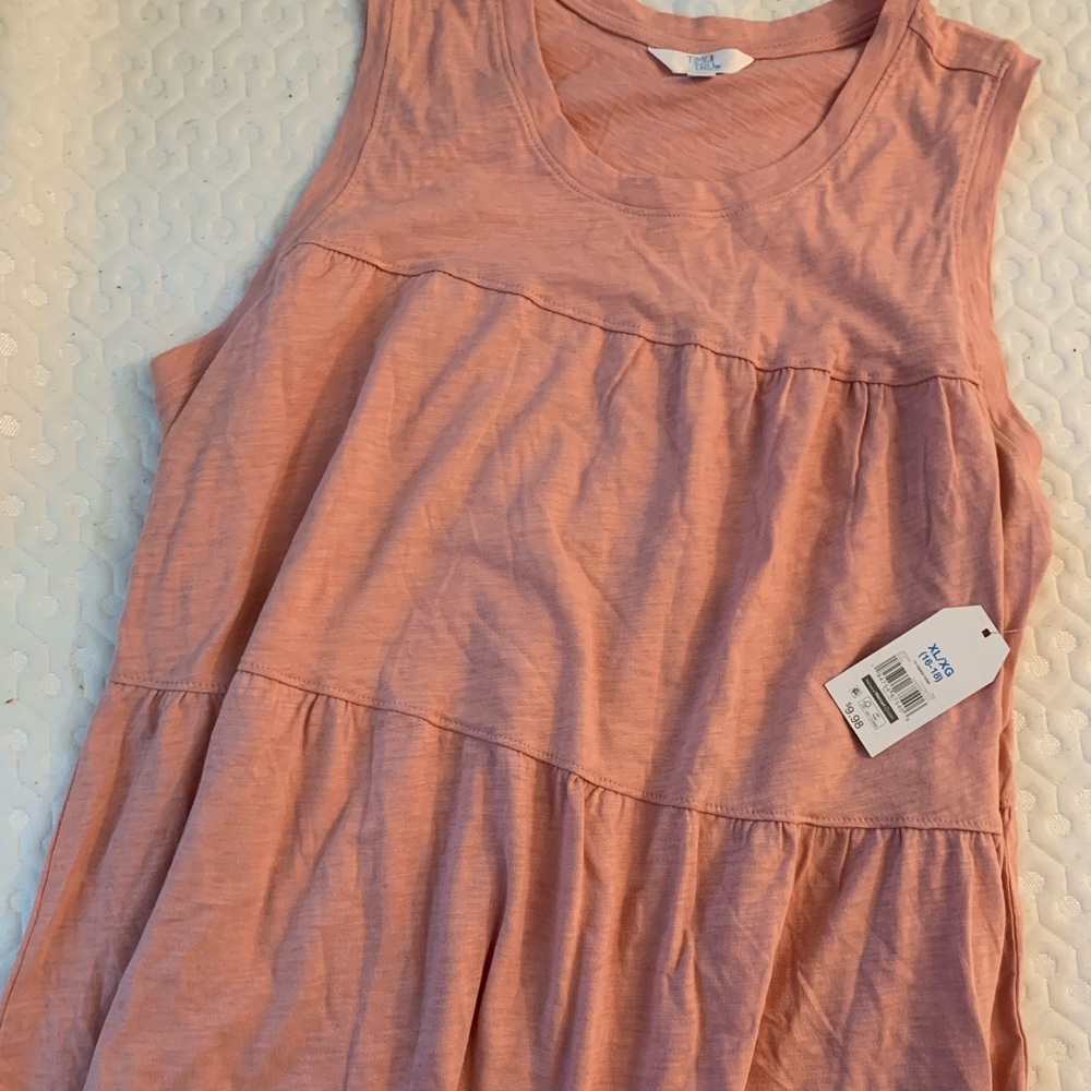 Women’s Time and Tru Teared Tank